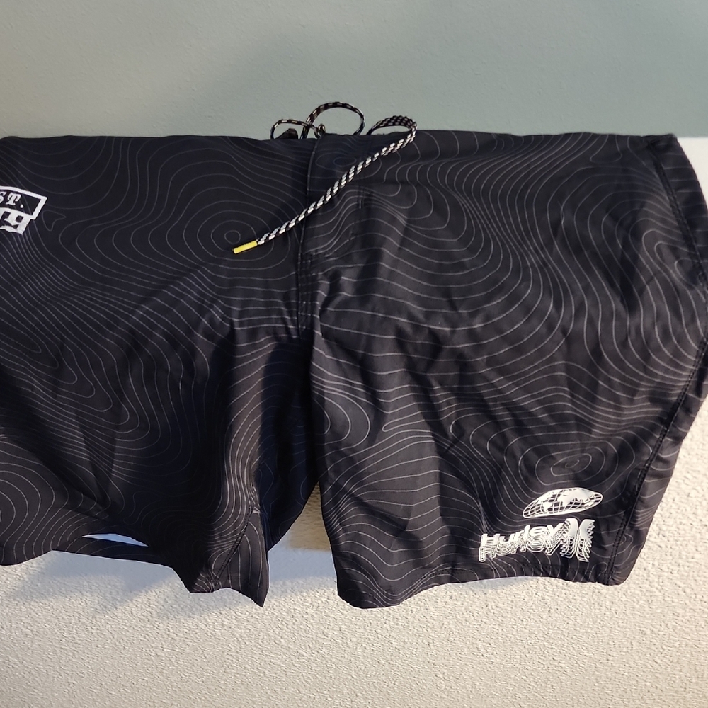 Hurley Black Board Shorts Swimwear